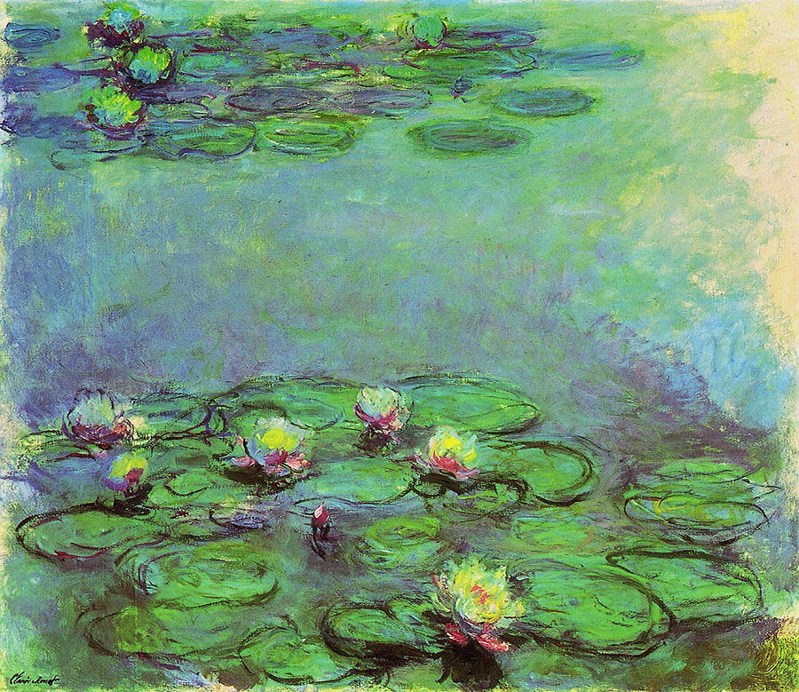 Water Lilies Painting by Claude Monet - Fine Art America