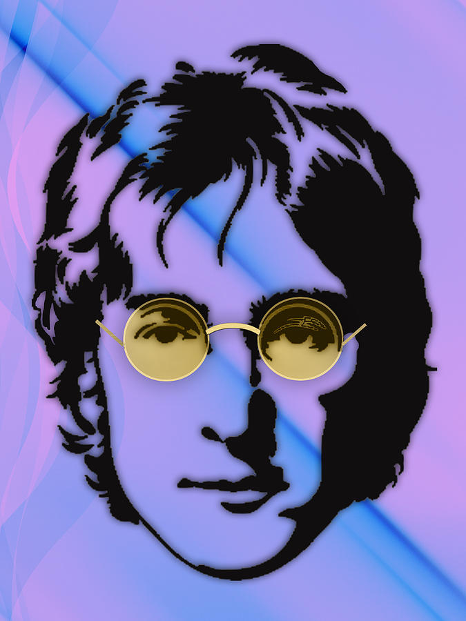 John Lennon Mixed Media - John Lennon Collection #93 by Marvin Blaine