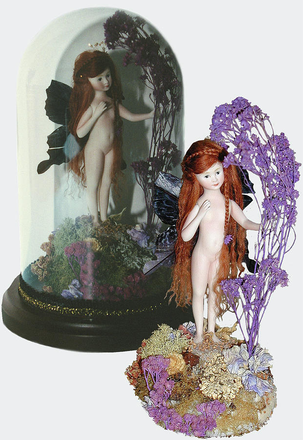 93MD016 - Northwest Fairy  Ceramic Art by Shirley Heyn