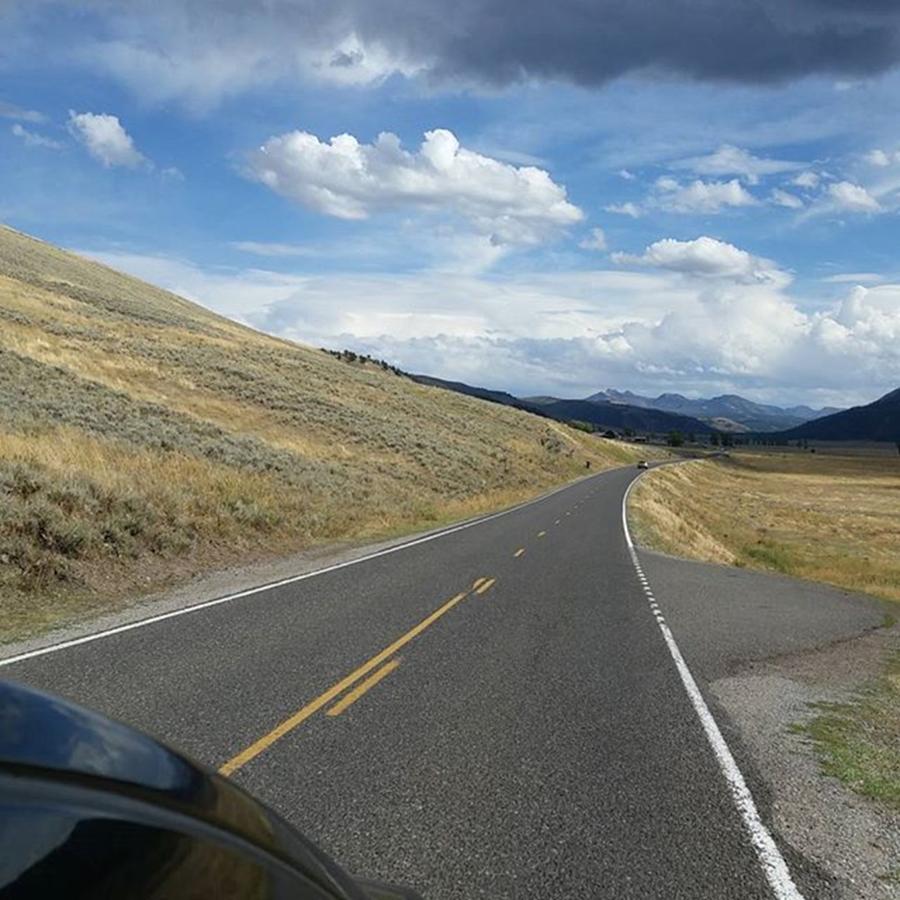 Yellowstone National Park Photograph - Long And Winding Road by Jonathan Stoops