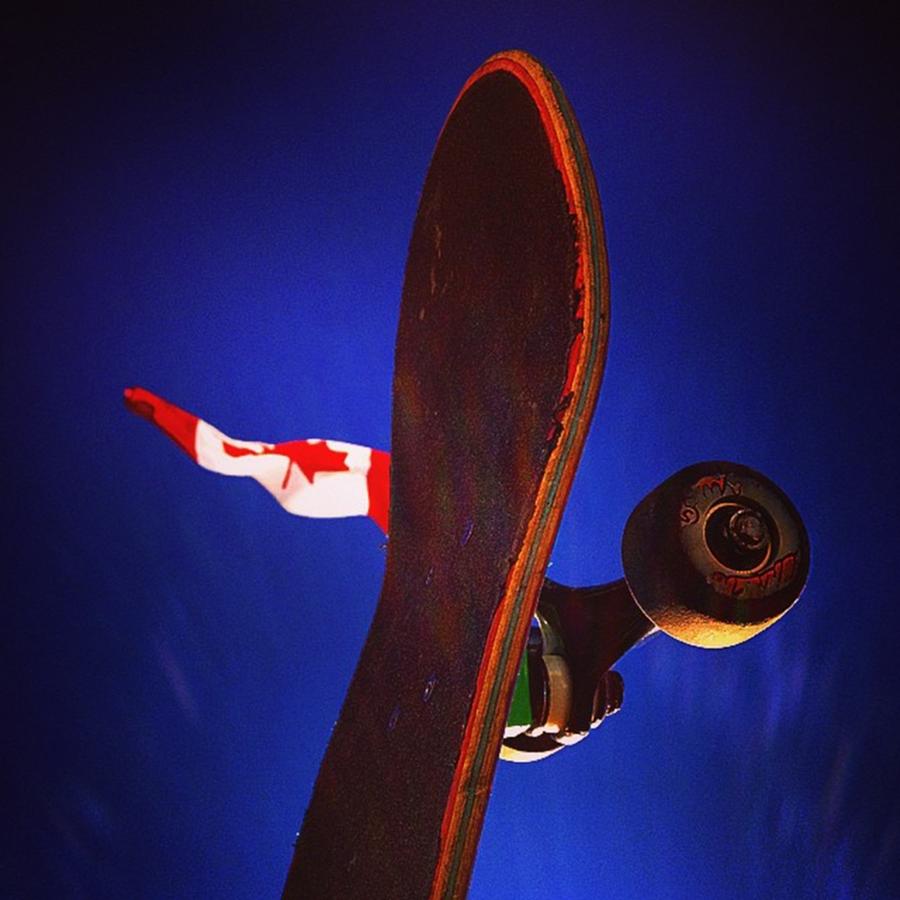 Skull Photograph - Canadian Skater by Shawn Gordon