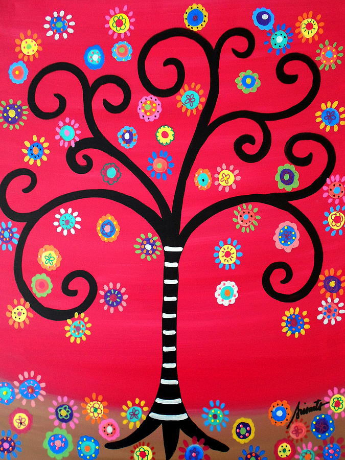 Tree Of Life #96 Painting by Pristine Cartera Turkus