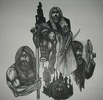 Comic Book Painting - Comic Book Pen And Ink by Meat-Jeffery Paul Gadbois Comic Book Painting - Comic Book Pen And Ink by Meat-Jeffery Paul Gadbois
