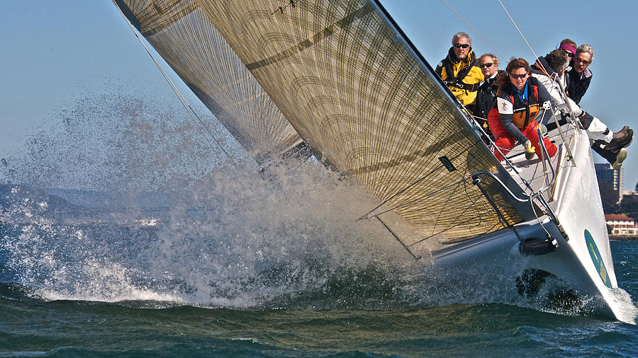 San Francisco Sailing #97 Photograph by Steven Lapkin
