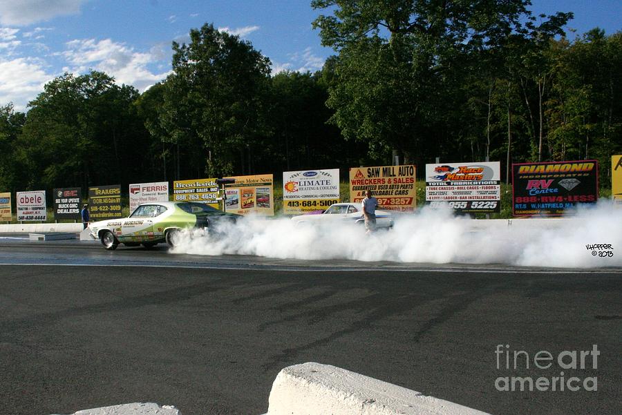 9738 08042013 Lebanon Valley Dragway Night of Fire Photograph by