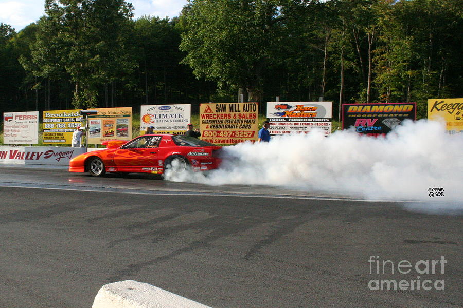 9878 08042013 Lebanon Valley Dragway Night of Fire Photograph by