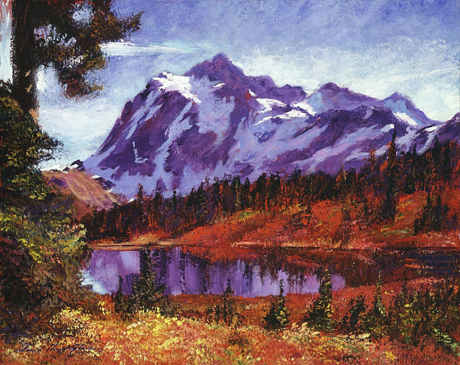 Autumn Mountains Colors Painting