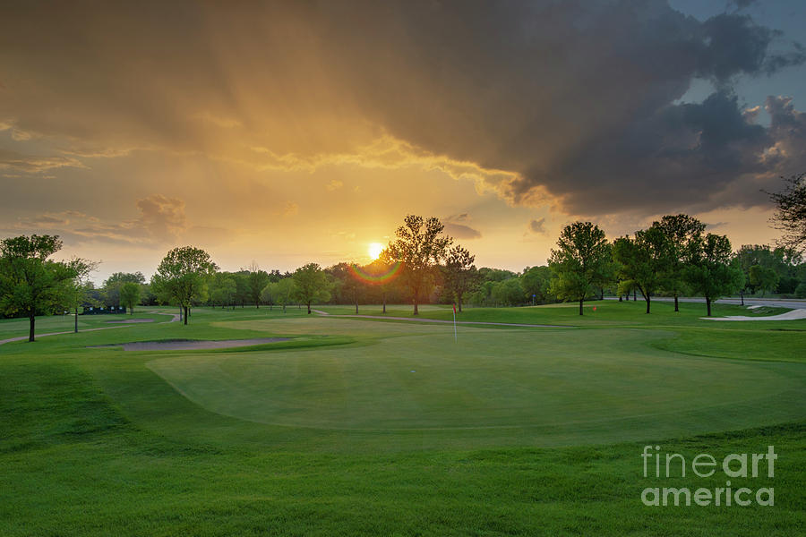 9th Green at Oak Glen Photograph by David Parker Fine Art America