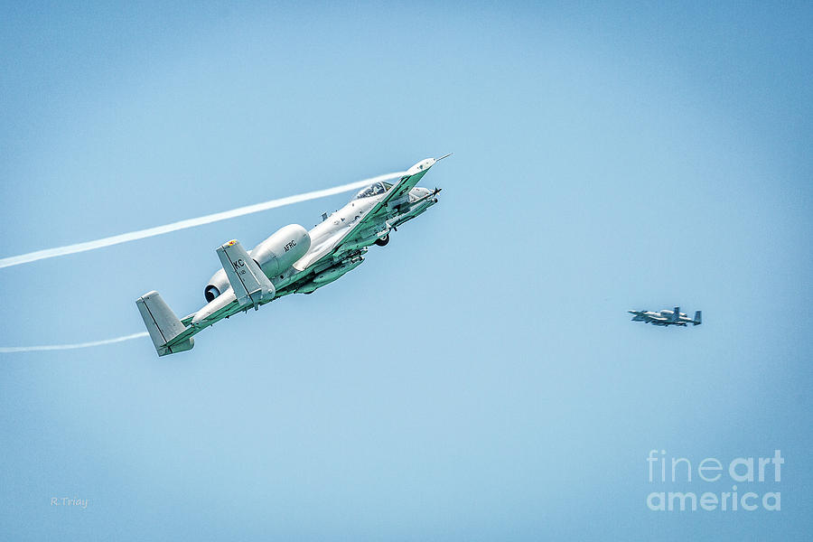 A-10 Thunderbolt II Making Their Pass Photograph by Rene Triay FineArt Photos