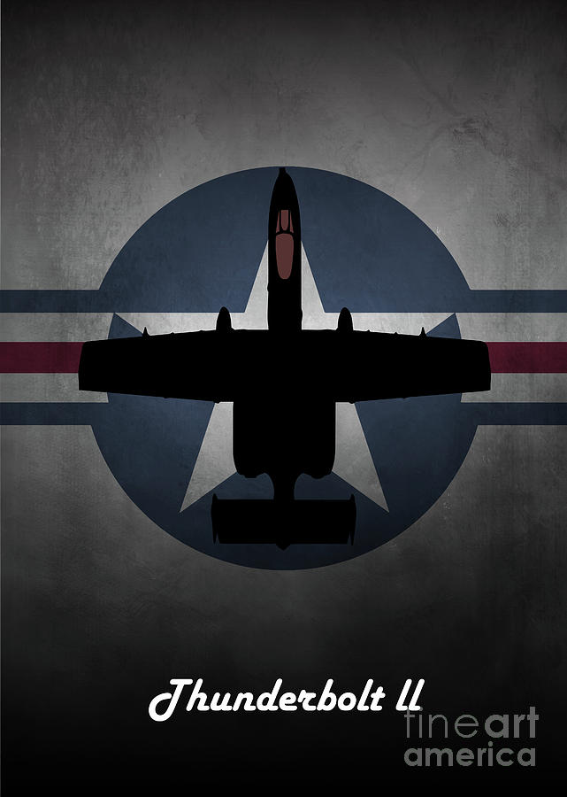 A-10 Tunderbolt II USAF Digital Art by Airpower Art