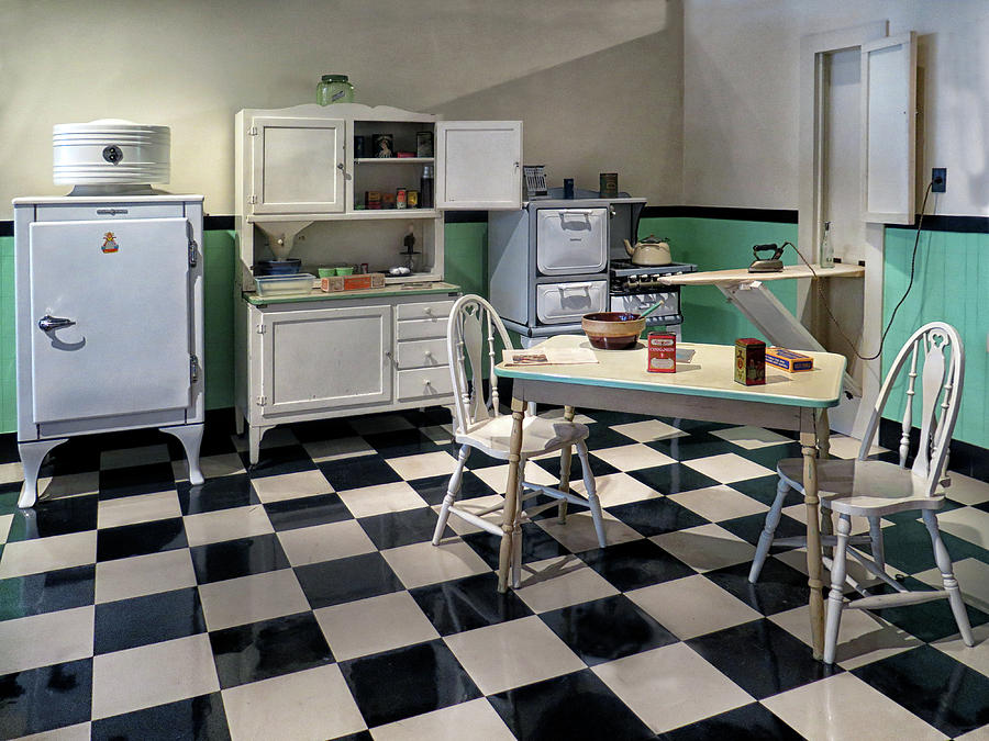 Teapot Photograph - A 1940s Kitchen by Dave Mills