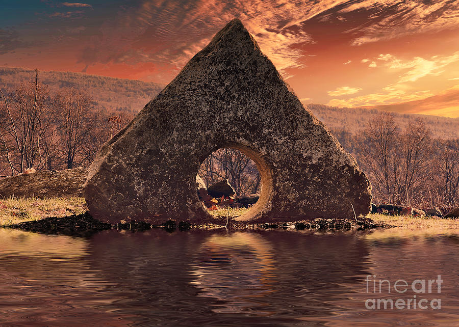 Triangle Photograph - A A by Mim White
