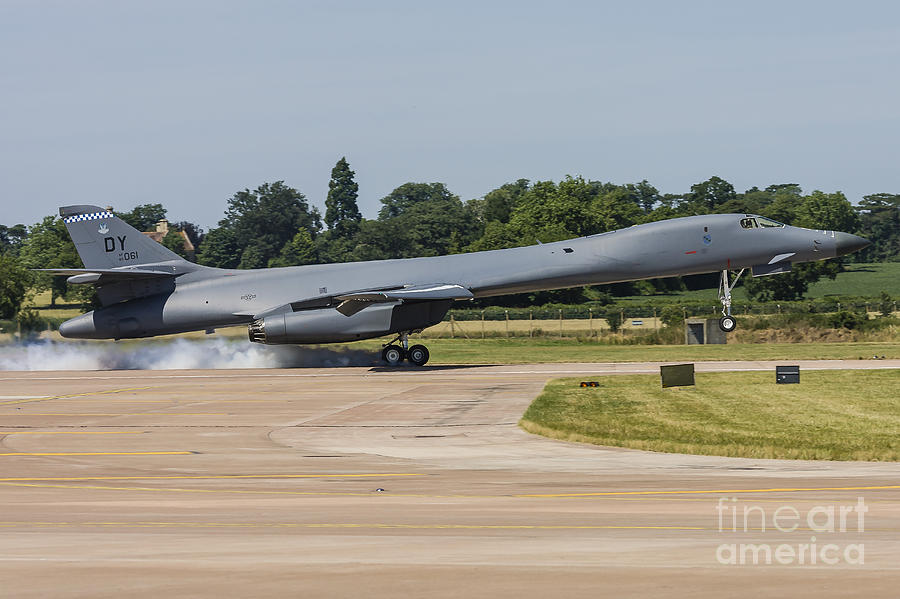 A B-1b Lancer Of The U.s. Air Force Photograph by Rob Edgcumbe