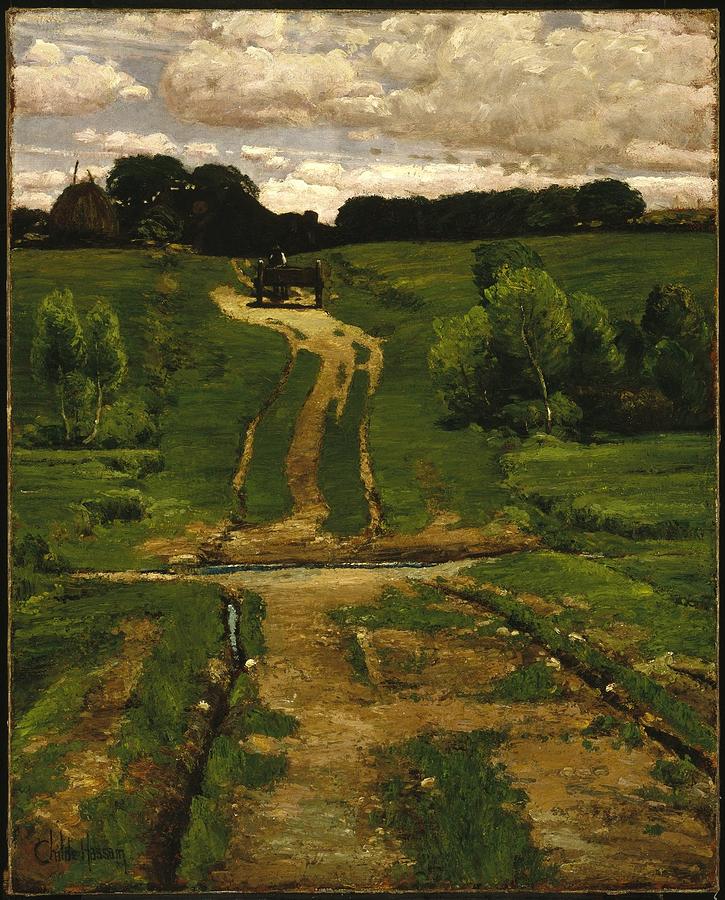 A Back Road Painting by Frederick Childe Designs