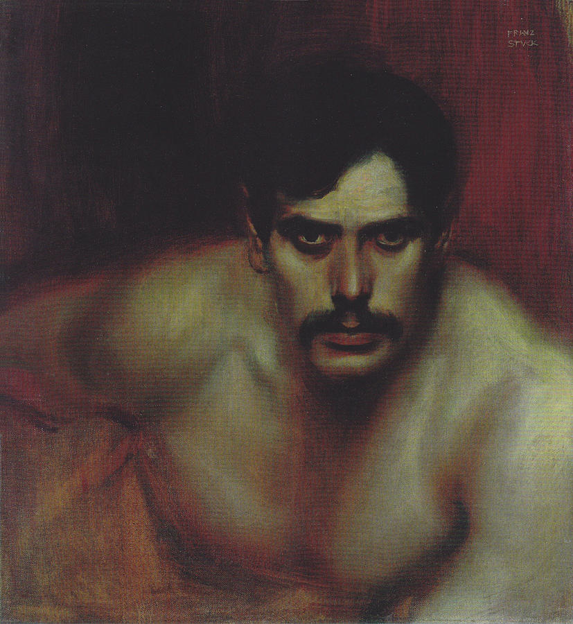 A Bad Conscience  Painting by Franz von Stuck