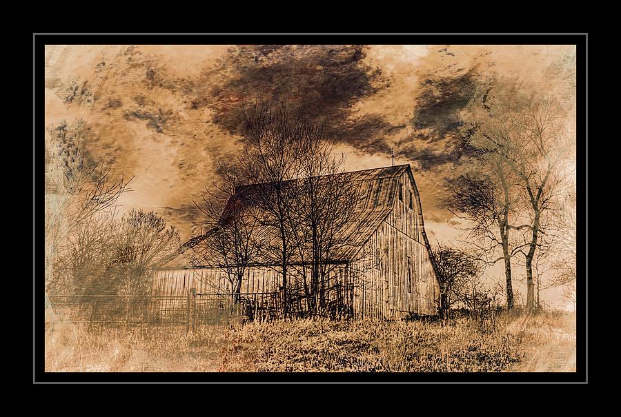 A Barn in the Storm Photograph by Karen McKenzie McAdoo