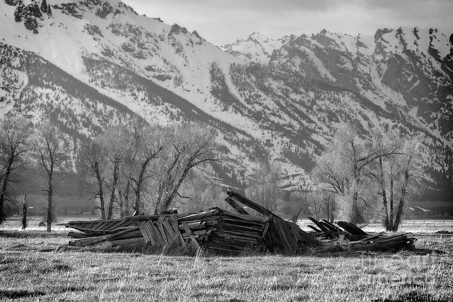A barn no more Photograph by Rodney Cammauf