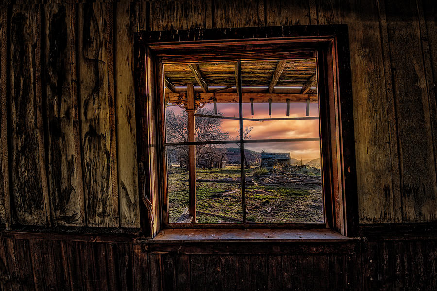 A Barn View Photograph by Michael Ash