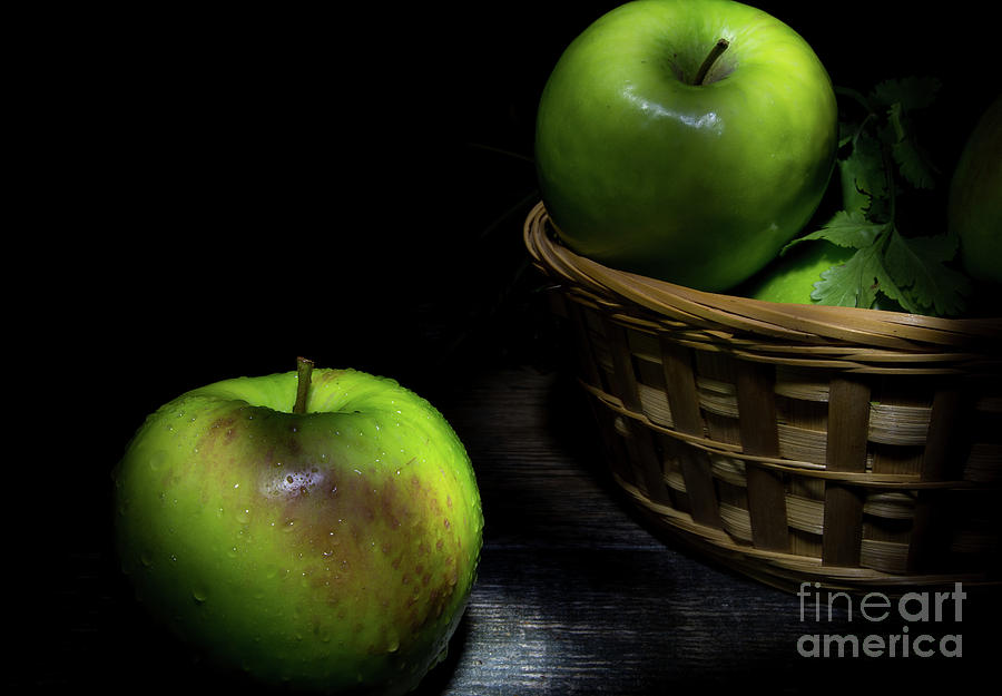 A Basket full of Apples Photograph by Deborah Klubertanz