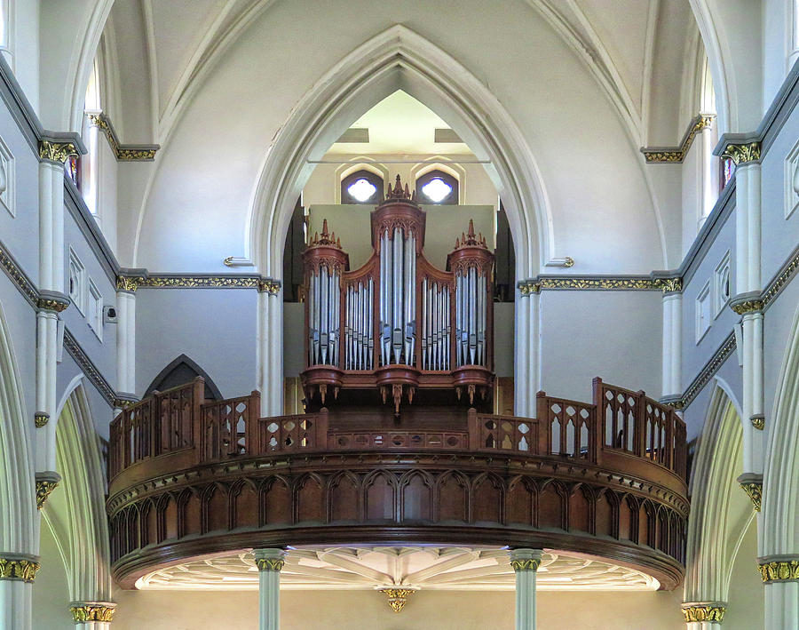 A Beautiful Church Organ Photograph by Dave Mills