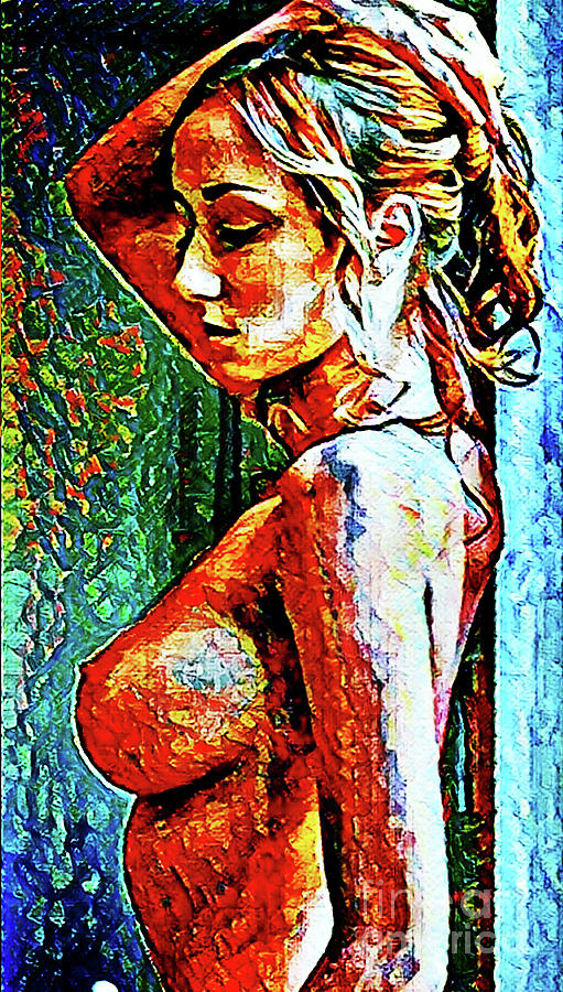 Bare Breasts Digital Art - A beautiful Day by Michelle Fox