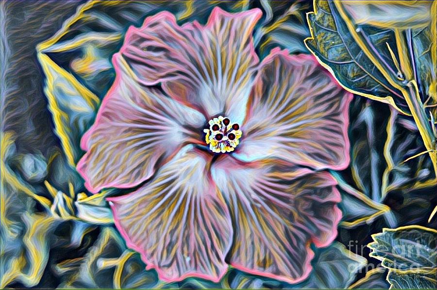 A Beautiful Flower Mixed Media