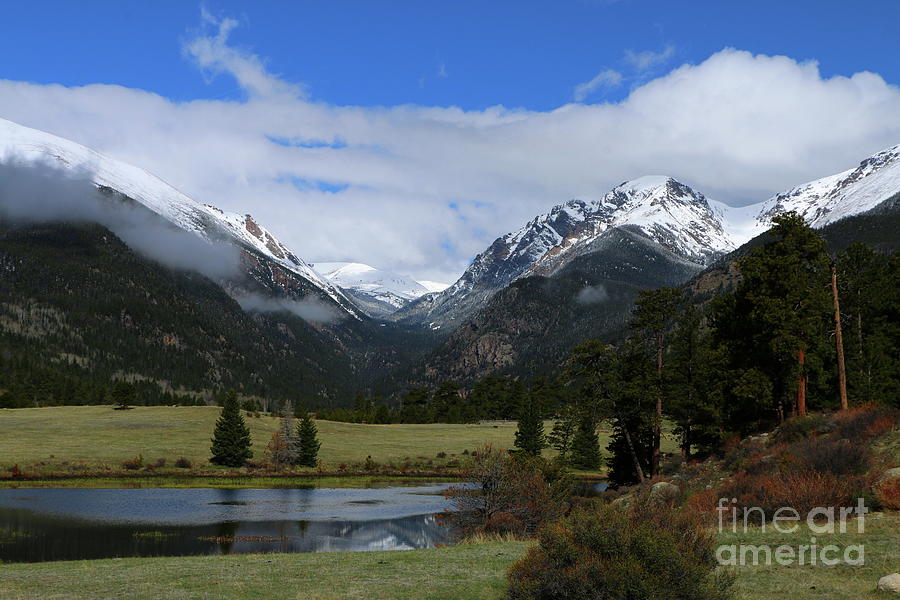 Rocky Mountain National Park Photograph - A Beautiful Mountain View by Christiane Schulze Art And Photography