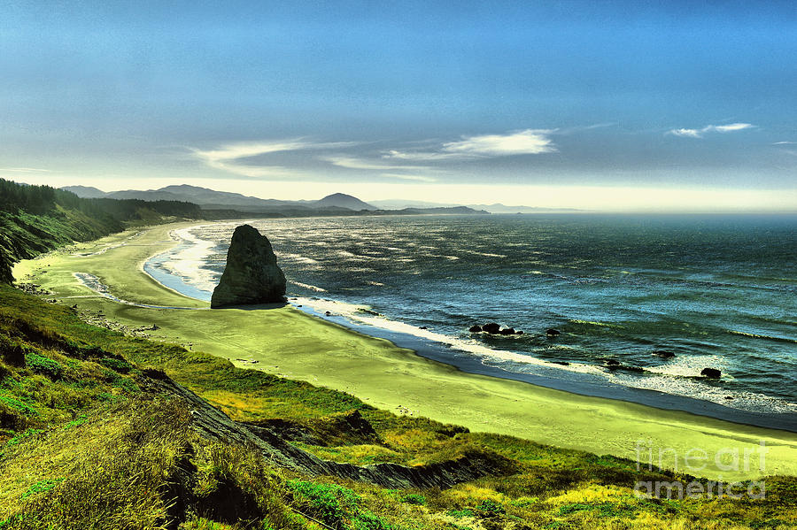 Coast Photograph - A beautiful Oregon beach by Jeff Swan