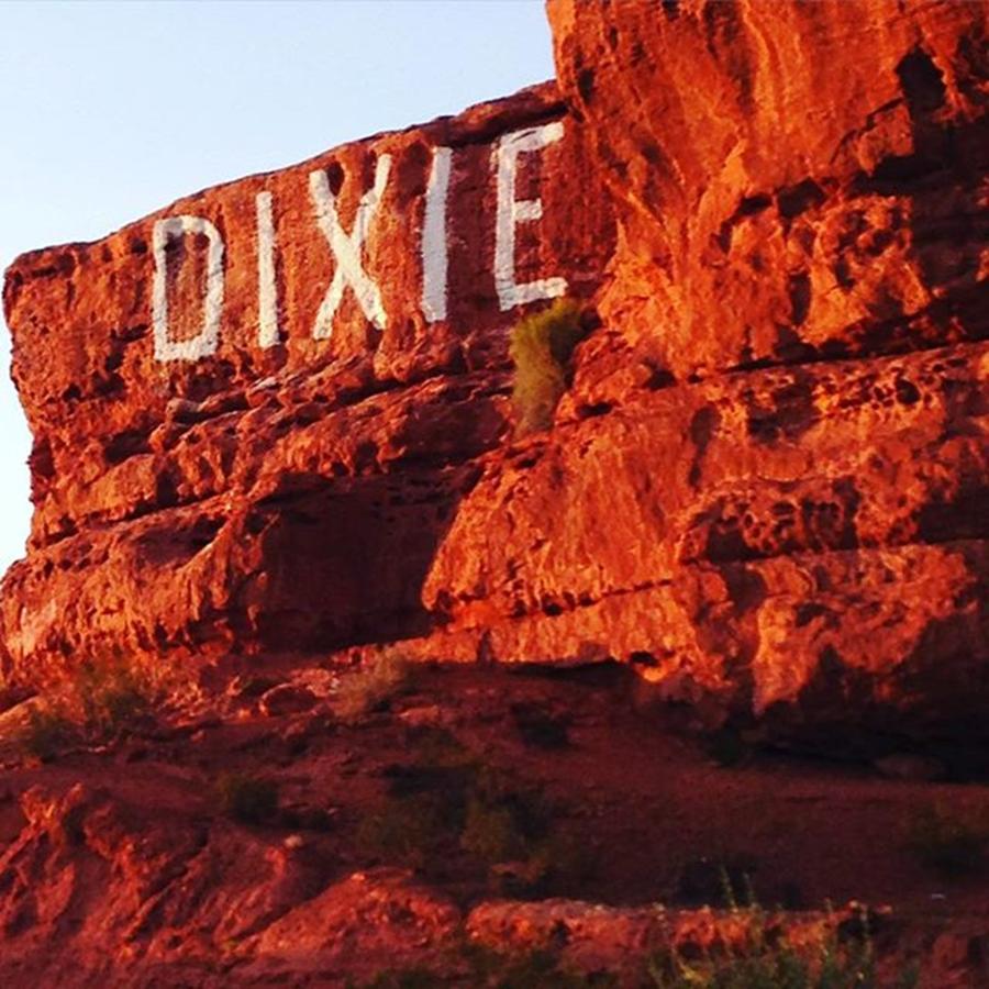 A Beautiful Sunset Falling On Dixie Rock Photograph by Kate Folsom
