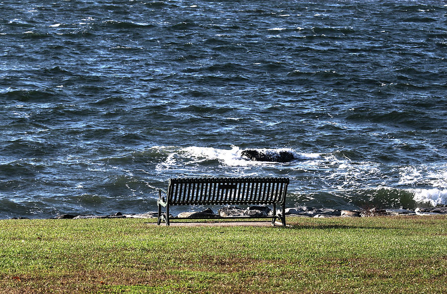 A bench by the sea Photograph by Tom Prendergast