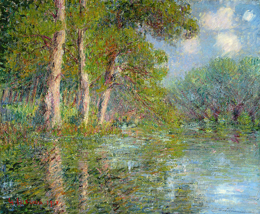 Bend Painting - A Bend in the Eure by Gustave Loiseau