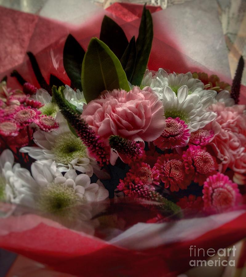 Thanksgiving Photograph - A Birthday Bouquet by Joan-Violet Stretch