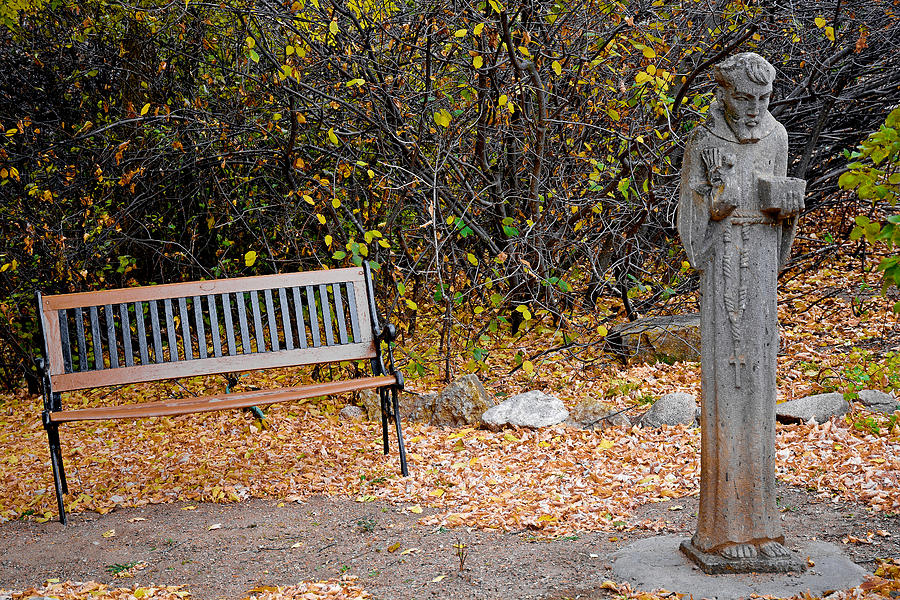 A Bishop and a Bench Photograph by Robert Meyers-Lussier