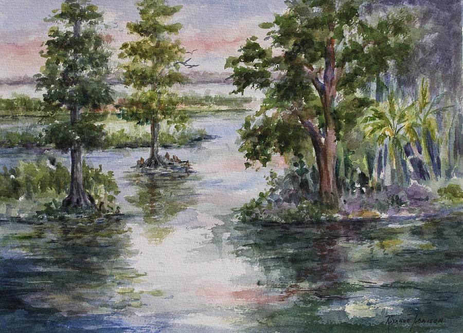A Bit of Heaven - Florida Painting by Roxanne Tobaison