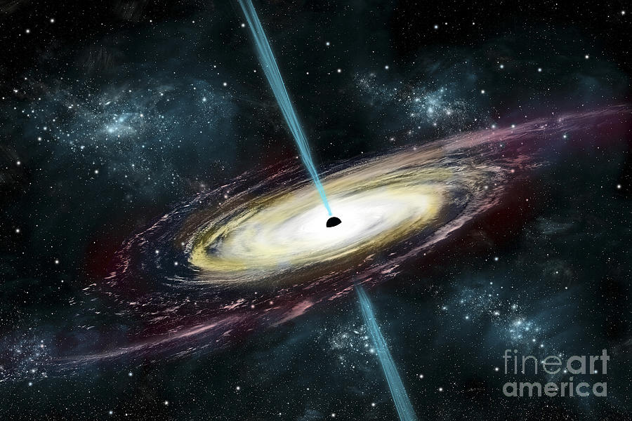 A Black Hole In Interstellar Space Digital Art