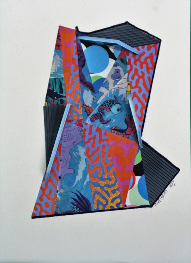 A blue Fish Mixed Media by Paul Meinerth