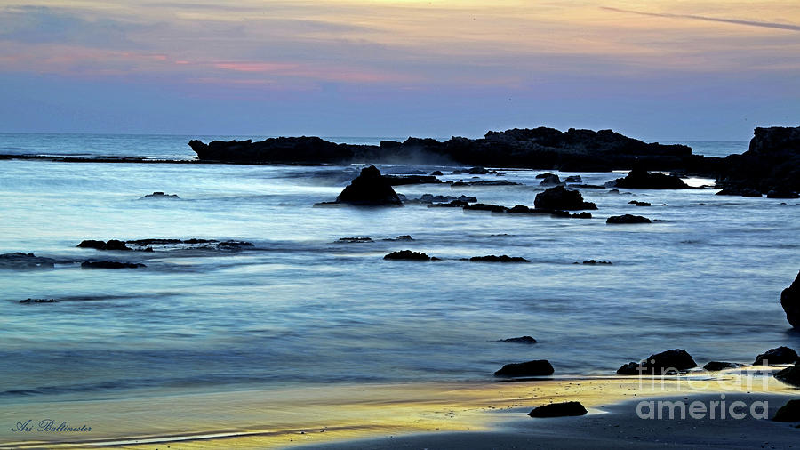 A Blue Sunset At Tantura Beach 02 Photograph
