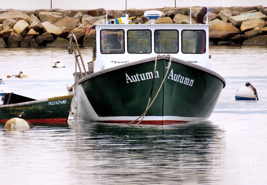 A Boat named Autumn Photograph by Janice Drew