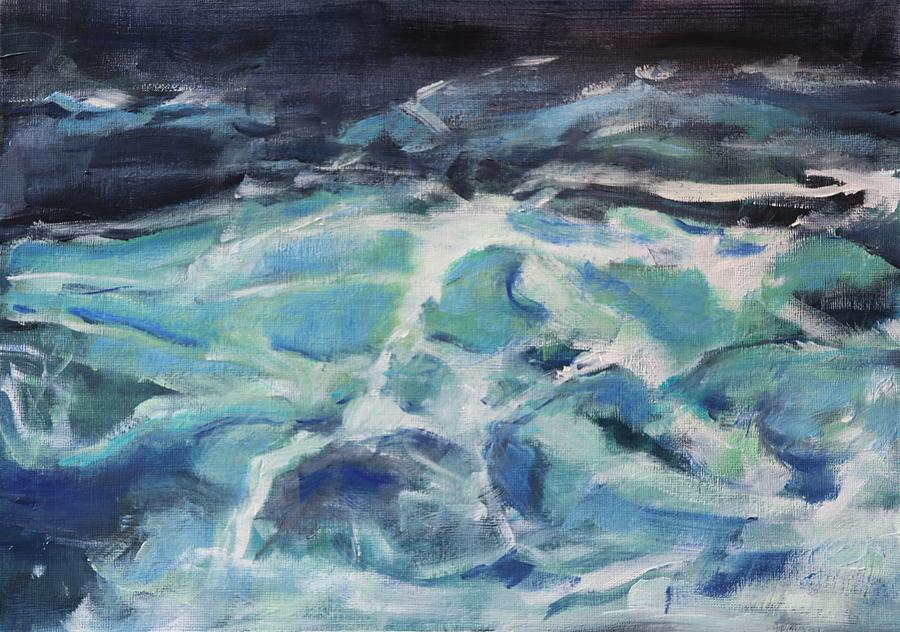 A Boiling Sea Painting by Christel Roelandt
