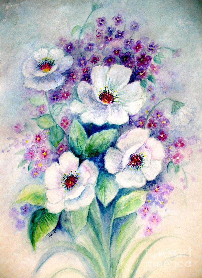 A Bouquet for You Painting by Hazel Holland