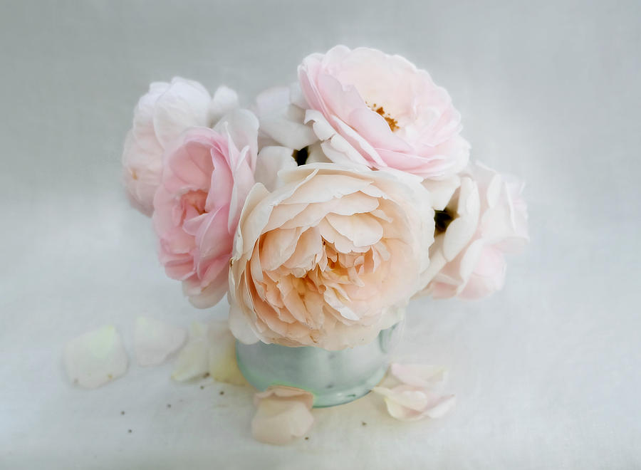 A Bouquet of June Roses Photograph by Louise Kumpf