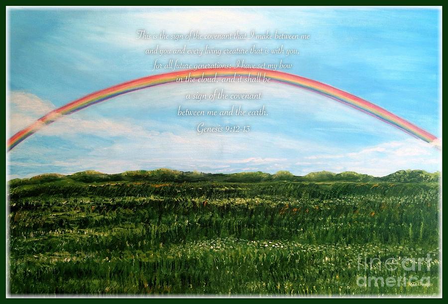 A Bow of Promise from God Painting by Kimberlee Baxter