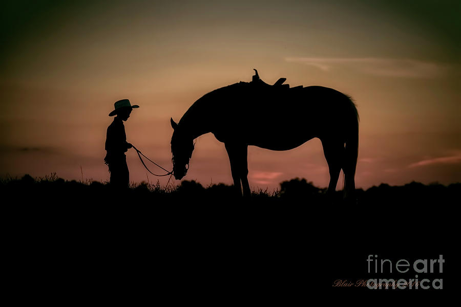A Boy and His Horse Photograph by Linda Blair