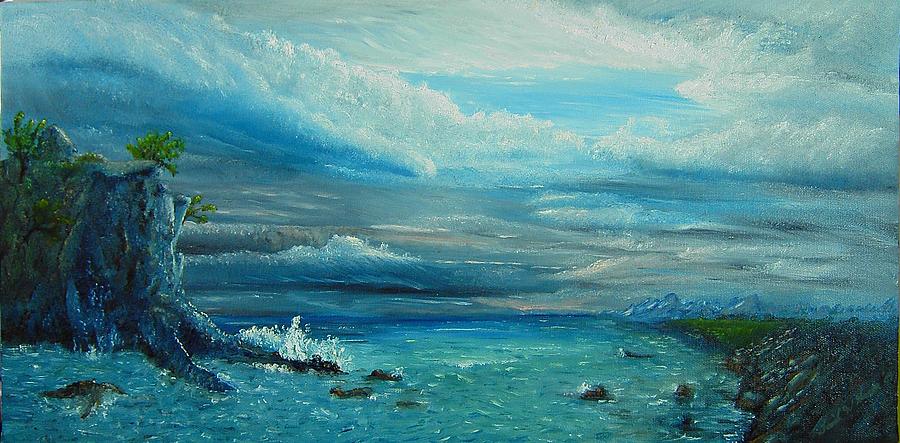 A Break in the Storm Painting by Daniel W Green