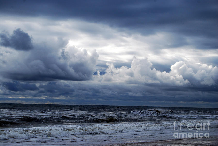 Beach Photograph - A Break in the Storm by Linda Mesibov