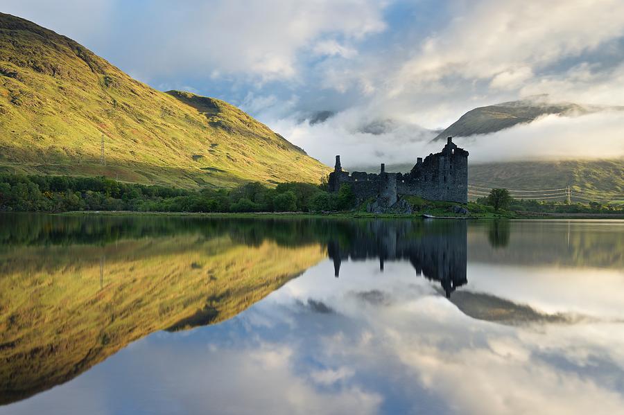 A break of light at Loch Awe Photograph by Stephen Taylor