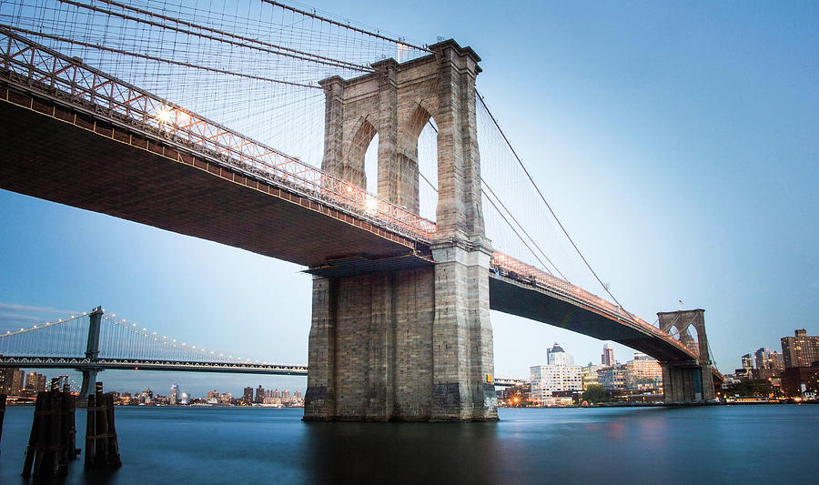Bridge Photograph - New York Bridge by Sue Maisano
