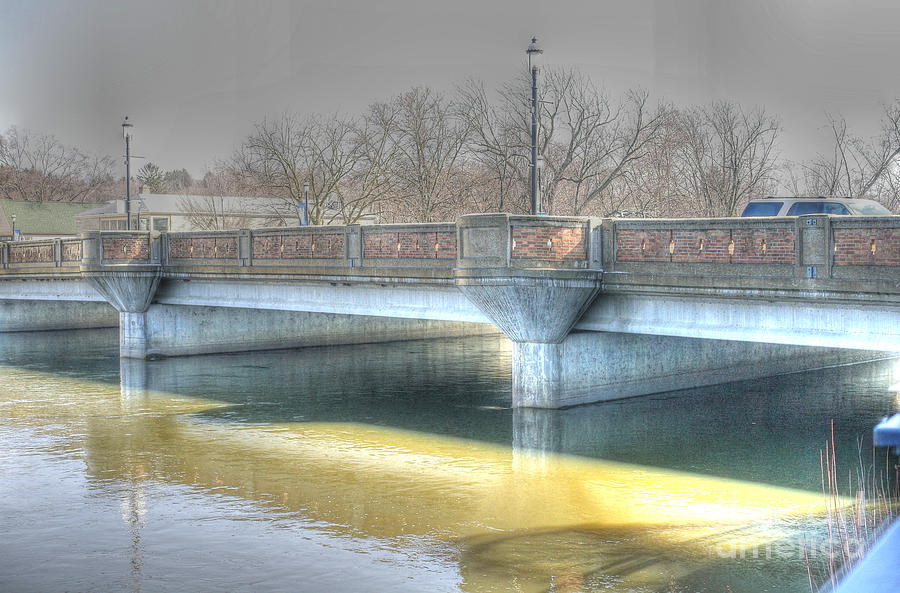 A bridge on the Fox Photograph by David Bearden