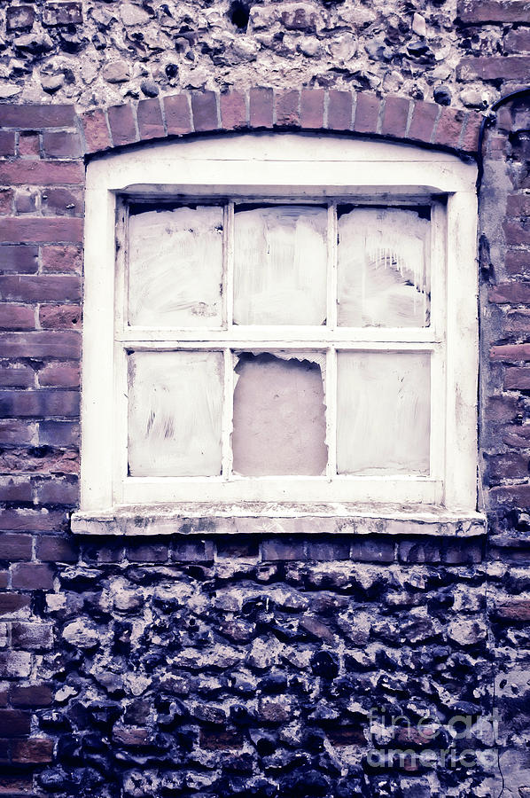A broken window Photograph by Tom Gowanlock