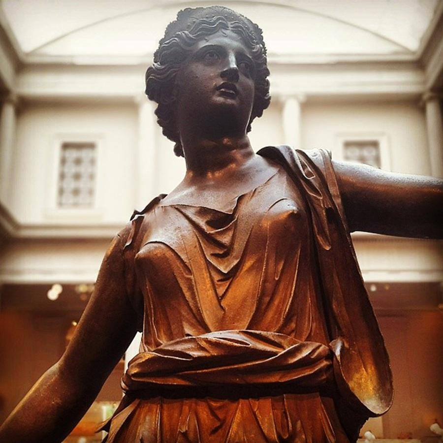 New York City Photograph - A #bronze #statue Of #artemis #roman by Matt Sweetwood